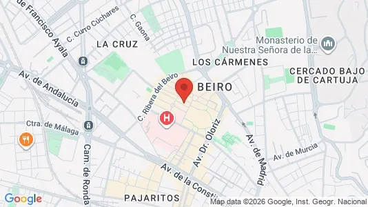 Apartments for rent i Granada - kort over placeringen