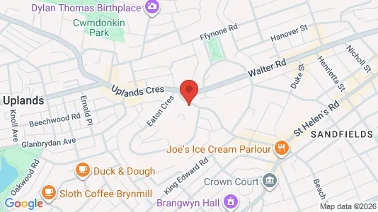 Apartments for rent i Swansea - West Glamorgan - kort over placeringen