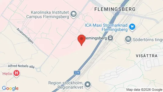Apartments for rent i Huddinge - kort over placeringen