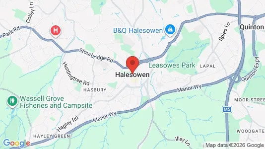 Apartments for rent i Halesowen - West Midlands - kort over placeringen