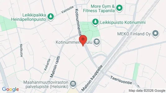 Rooms for rent i Helsinki Koillinen - kort over placeringen