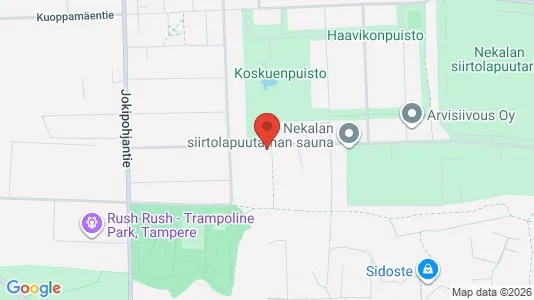 Rooms for rent i Tampere Keskinen - kort over placeringen