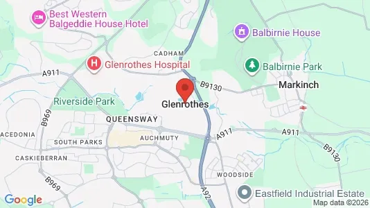 Houses for rent i Glenrothes - Fife - kort over placeringen