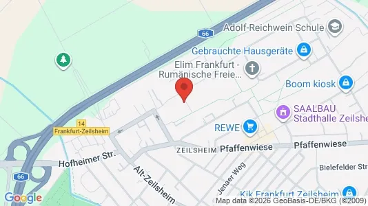 Apartments for rent i Frankfurt West - kort over placeringen