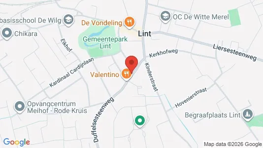 Apartments for rent i Lint - kort over placeringen