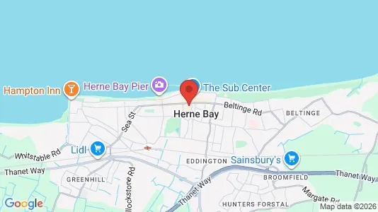 Houses for rent i Herne bay - Kent - kort over placeringen
