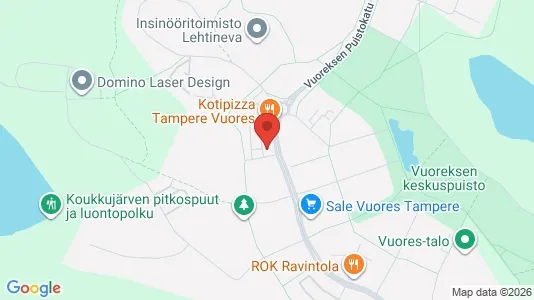 Apartments for rent i Tampere Eteläinen - kort over placeringen