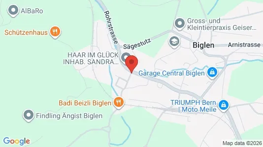 Apartments for rent i Bern-Mittelland - kort over placeringen