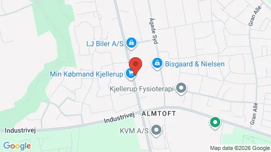 Apartments for rent i Kjellerup - kort over placeringen
