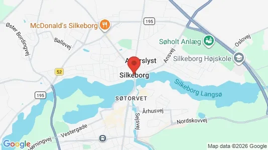 Houses for rent i Silkeborg - kort over placeringen
