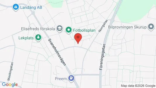 Apartments for rent i Skurup - kort over placeringen