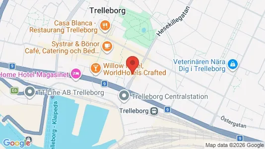 Apartments for rent i Trelleborg - kort over placeringen