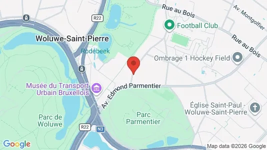 Apartments for rent i Brussels Sint-Pieters-Woluwe - kort over placeringen