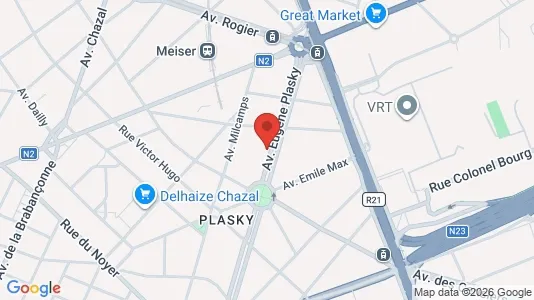 Apartments for rent i Brussels Schaarbeek - kort over placeringen