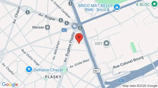 Apartments for rent i Brussels Schaarbeek - kort over placeringen