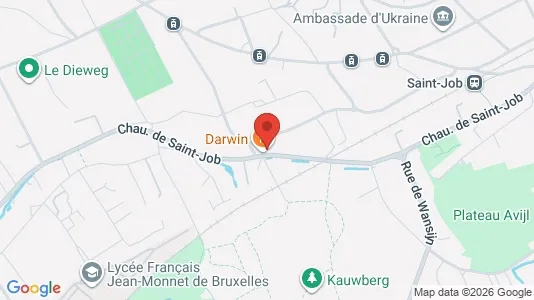 Apartments for rent i Brussels Ukkel - kort over placeringen