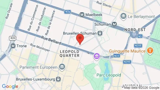Apartments for rent i Brussels Etterbeek - kort over placeringen