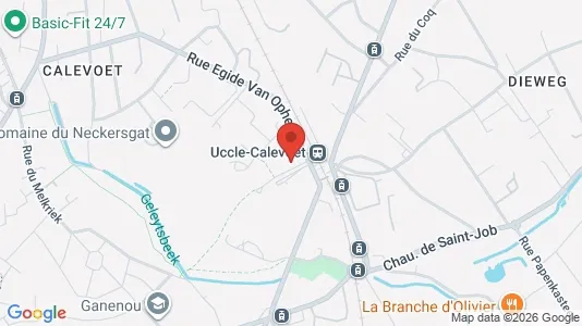 Apartments for rent i Brussels Ukkel - kort over placeringen