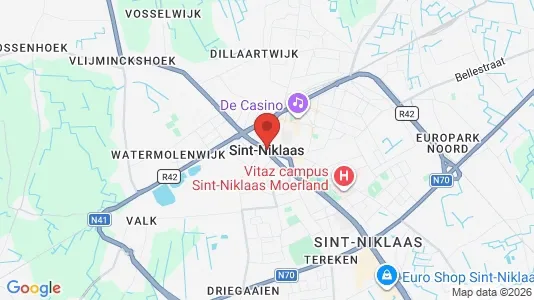Houses for rent i Sint-Niklaas - kort over placeringen