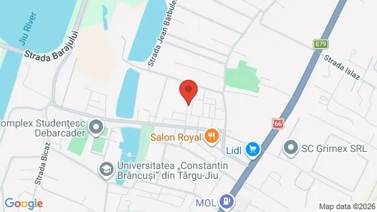 Apartments for rent i Târgu Jiu - kort over placeringen