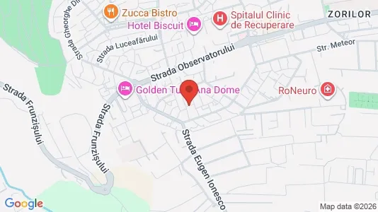 Apartments for rent i Cluj-Napoca - kort over placeringen