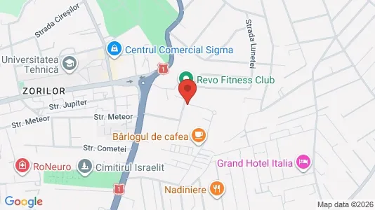 Apartments for rent i Cluj-Napoca - kort over placeringen