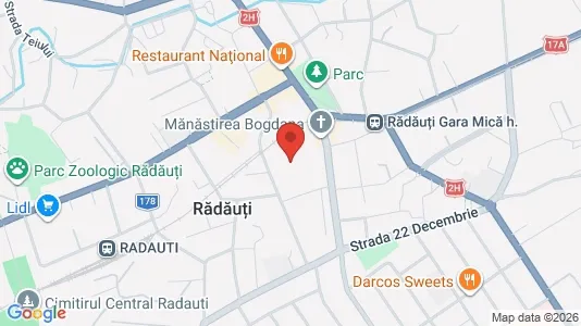 Apartments for rent i Rădăuţi - kort over placeringen