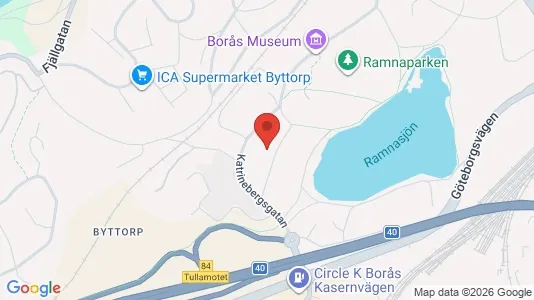 Apartments for rent i Borås - kort over placeringen