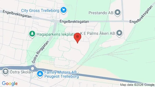 Apartments for rent i Trelleborg - kort over placeringen