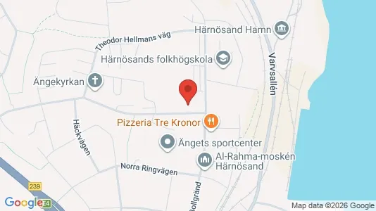 Apartments for rent i Härnösand - kort over placeringen