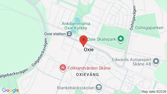 Apartments for rent i Oxie - kort over placeringen