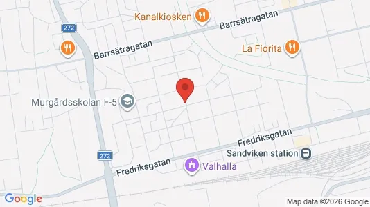 Apartments for rent i Sandviken - kort over placeringen