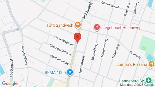 Apartments for rent i Odense C - kort over placeringen
