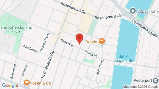 Apartments for rent i Frederiksberg C - kort over placeringen