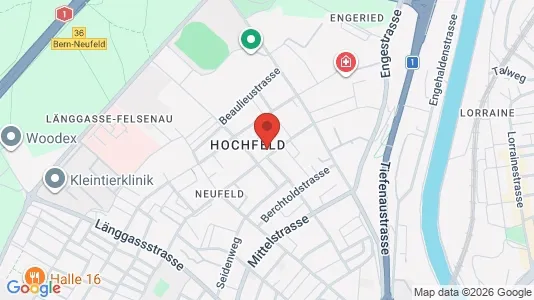 Apartments for rent i Bern-Mittelland - kort over placeringen