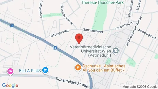 Apartments for rent i Vienna Floridsdorf - kort over placeringen