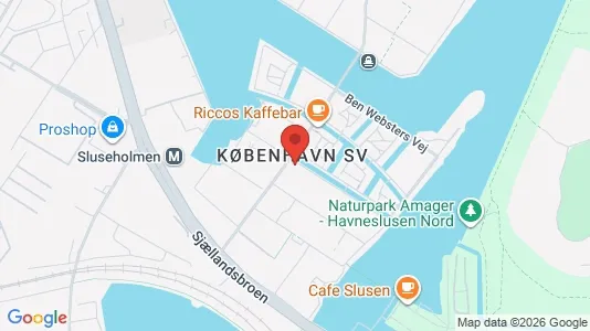 Apartments for rent i Copenhagen SV - kort over placeringen