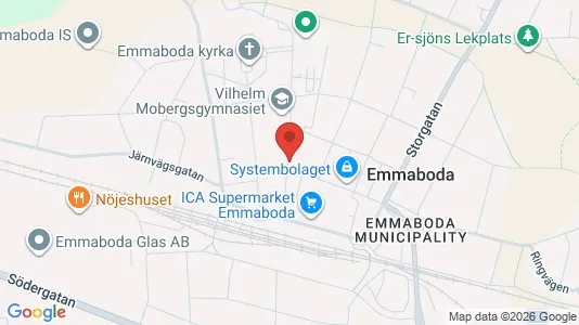 Apartments for rent i Emmaboda - kort over placeringen