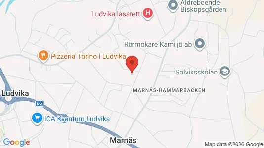Apartments for rent i Ludvika - kort over placeringen