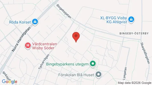 Apartments for rent i Gotland - kort over placeringen