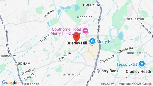 Apartments for rent i Brierley Hill - West Midlands - kort over placeringen