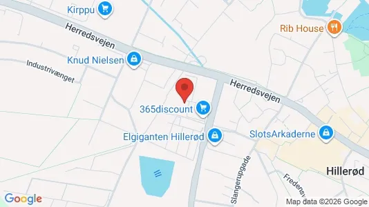 Apartments for rent i Hillerød - kort over placeringen