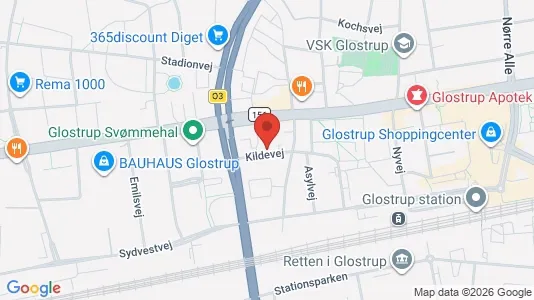 Apartments for rent i Glostrup - kort over placeringen