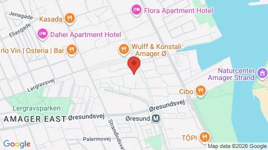 Apartments for rent i Copenhagen S - kort over placeringen