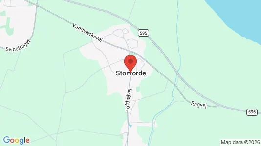 Houses for rent i Storvorde - kort over placeringen