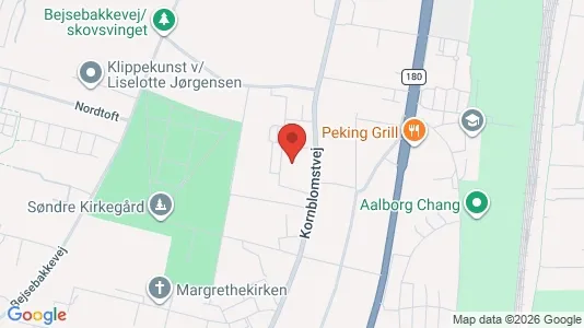 Apartments for rent i Aalborg Center - kort over placeringen