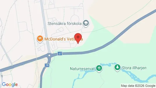 Apartments for rent i Vetlanda - kort over placeringen