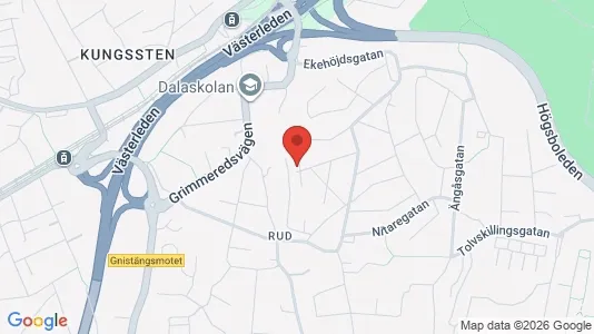 Apartments for rent i Borås - kort over placeringen