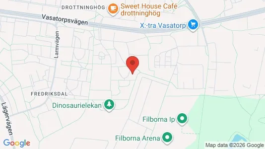 Apartments for rent i Helsingborg - kort over placeringen