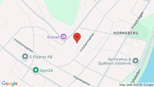 Apartments for rent i Östersund - kort over placeringen